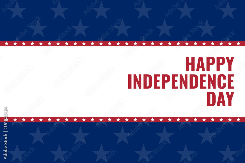 happy independence day, greetings card