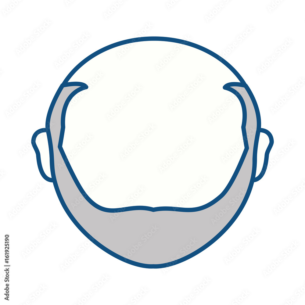 Man faceless head icon vector illustration graphic design Man faceless head icon vector illustration graphic design