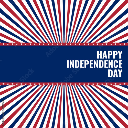 happy independence day, greetings card