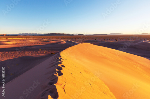 Sand dunes in California