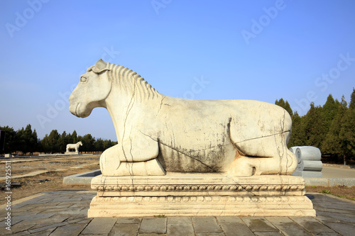 The ancient Chinese stone carving