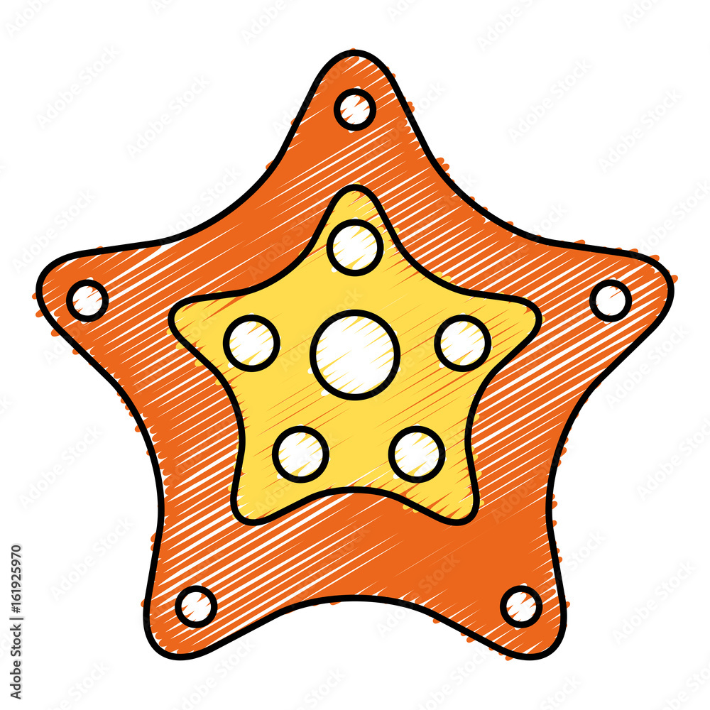 starfish tropical summer icon vector illustration design starfish tropical summer icon vector illustration design