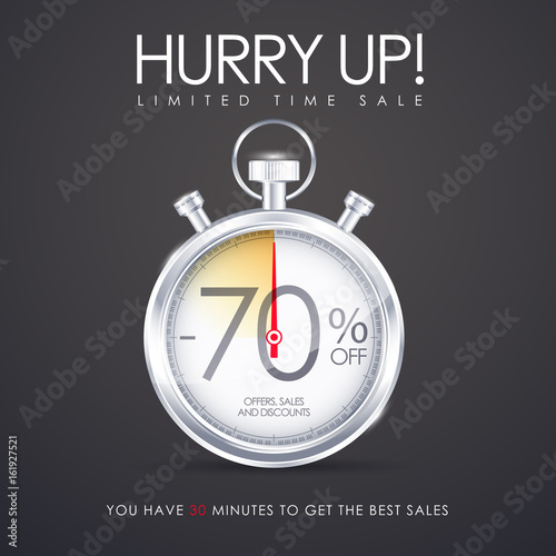 HURRY UP SALES, LIMITED TIME OFFERS AND DISCOUNTS