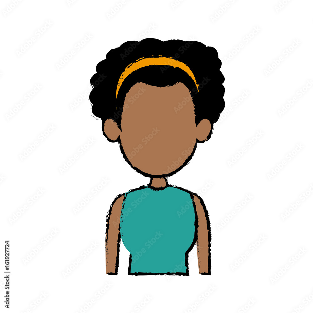 portrait female woman avatar people vector illustration portrait female woman avatar people vector illustration