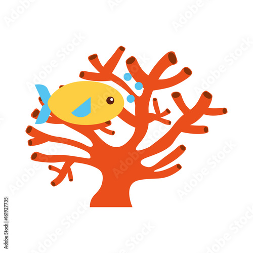 sea fish swiming icon vector illustration design