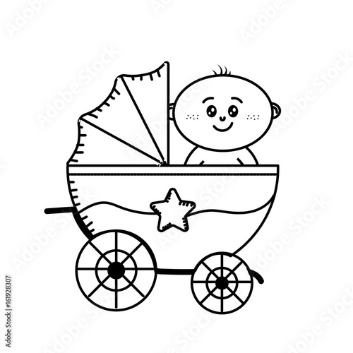 line security stroller with baby child inside