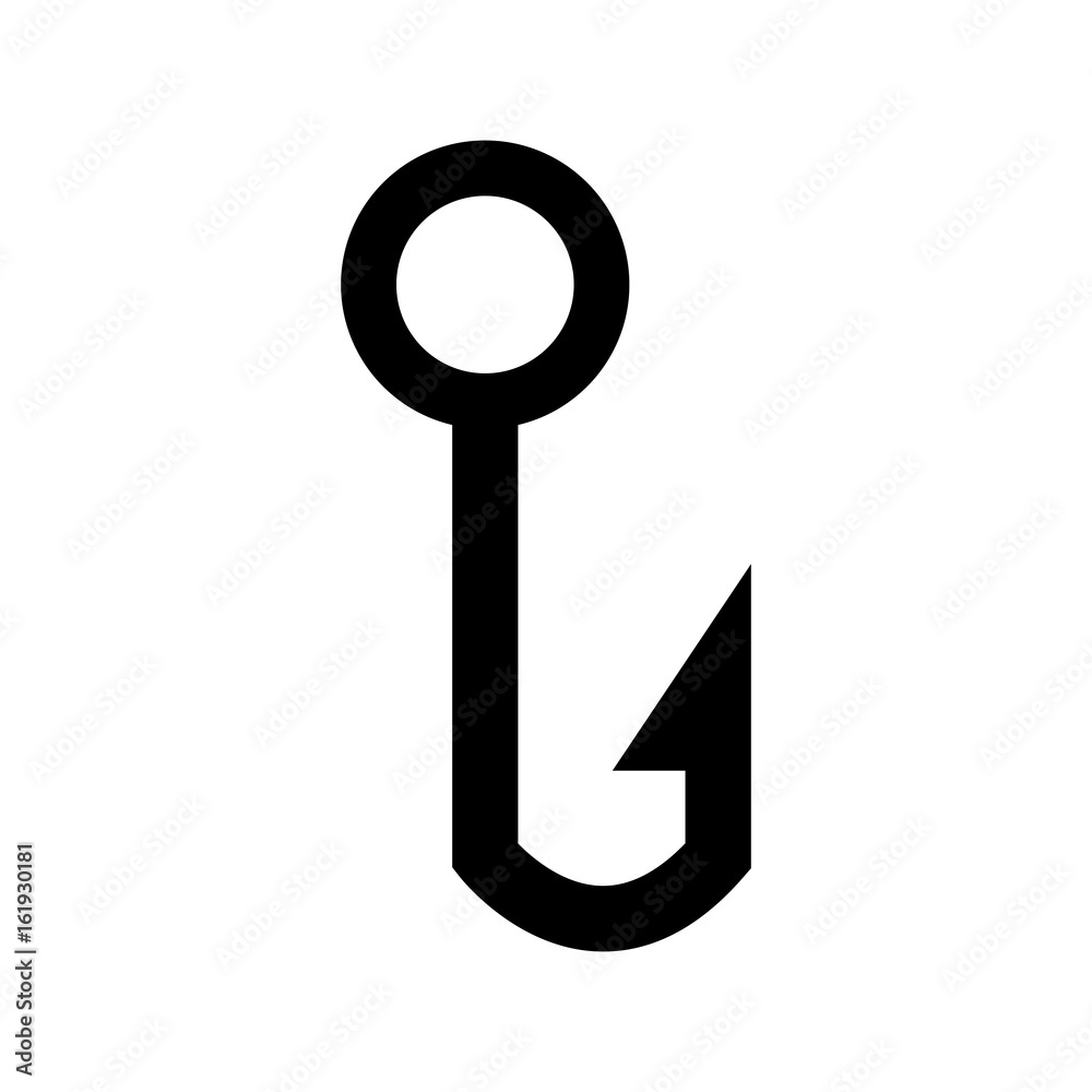 Fishing hook isolated icon vector illustration design Fishing hook isolated icon vector illustration design