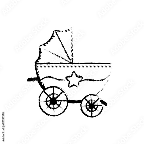 figure baby strolle that used to transportation