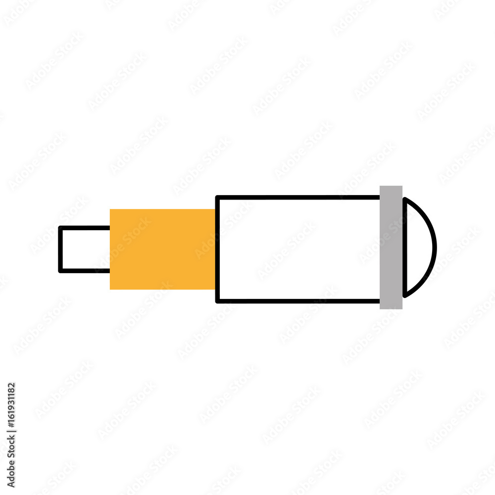 Marine telescope isolated icon vector illustration design Marine telescope isolated icon vector illustration design
