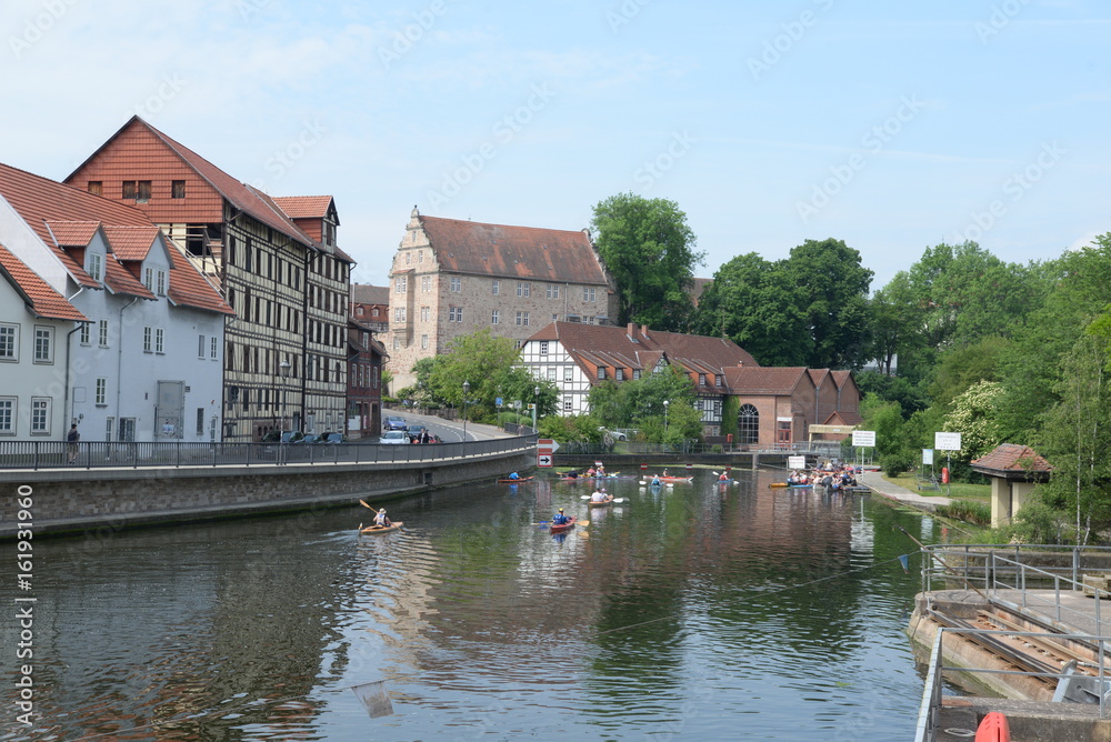 Obraz premium Werra in Eschwege