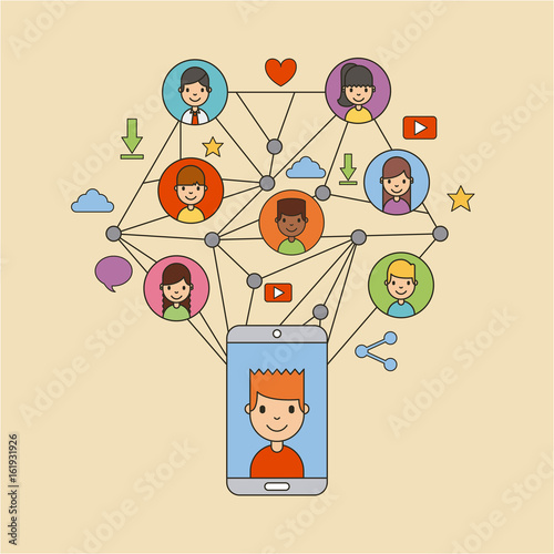 network people scenary icon vector illustration design graphic