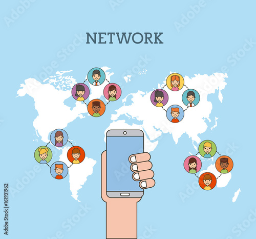 network people scenary icon vector illustration design graphic