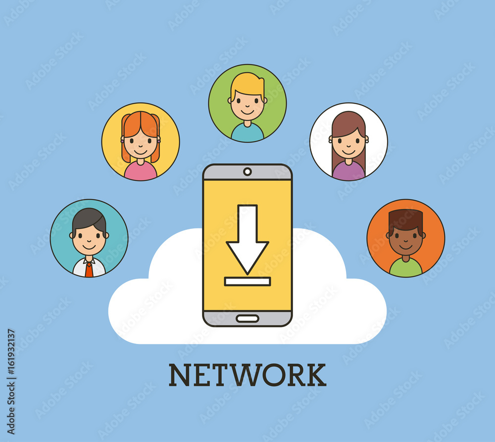 network people scenary icon vector illustration design graphic network people scenary icon vector illustration design graphic