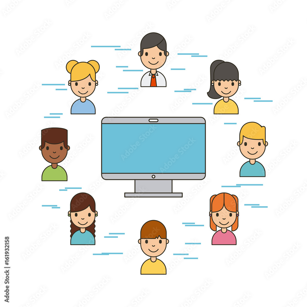 icons set network people vector illustration design graphic icons set network people vector illustration design graphic