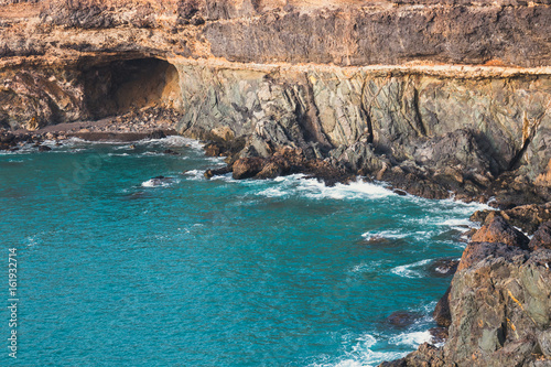 caves near Ajuy village on Fuerteventura, Canary Island, Spain