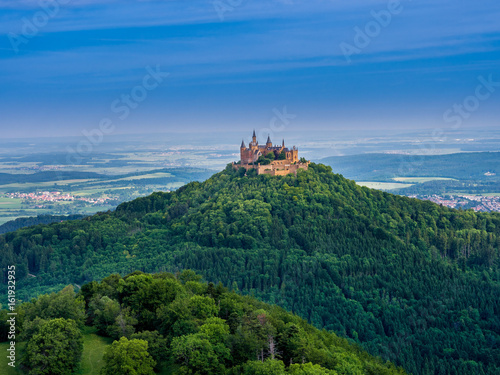 Burg Hohenzollern Castle, Swabian Alp, Baden-Wuerttemberg, Germany, Europe