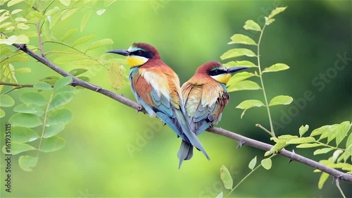 European bee-eater ( Merops apiaster )