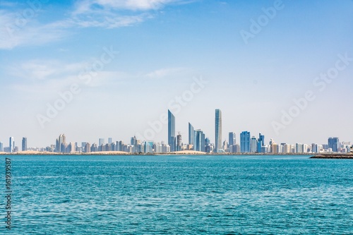 Cityscape of Abu Dhabi  United Arab Emirates