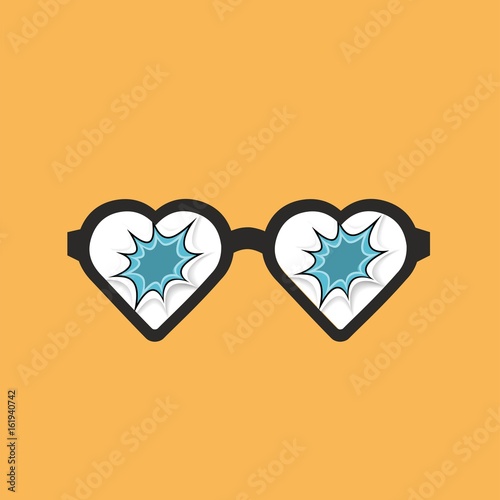 Broken glasses
