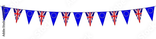 Banner. Garlands, pennants, Europe, United Kingdom