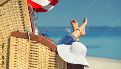 Fototapeta Naklejka Na Ścianę i Meble -  Entspannter Urlaubstag