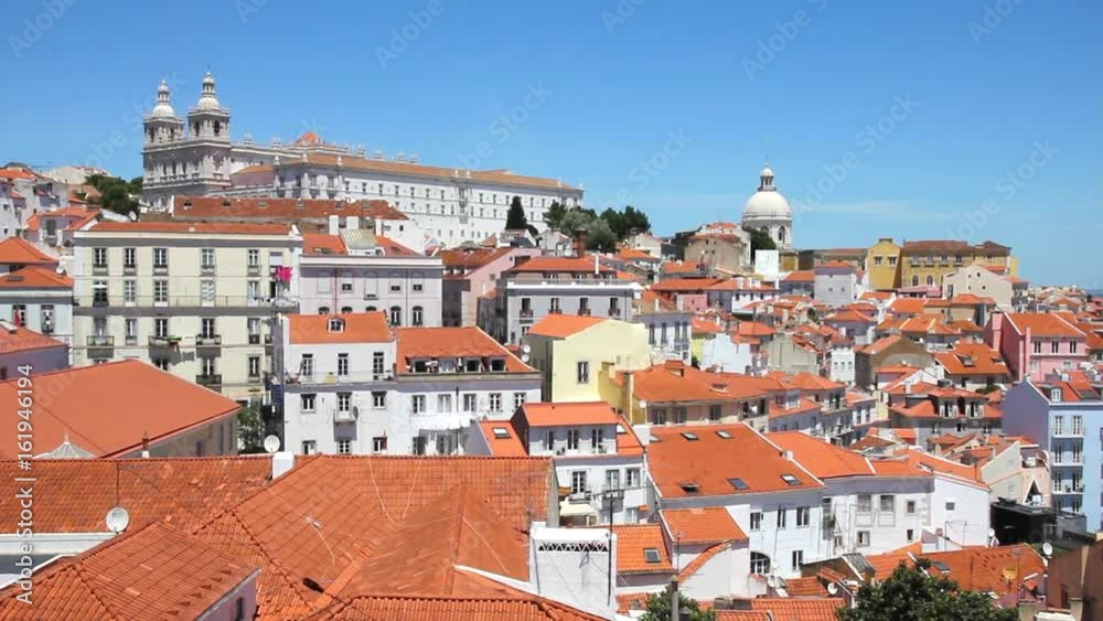 Aerial view of Lisbon, Portugal Aerial view of Lisbon, Portugal