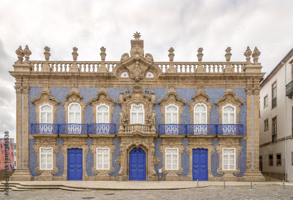 Baroque City Palace Raio in the streets of Braga - Portugal