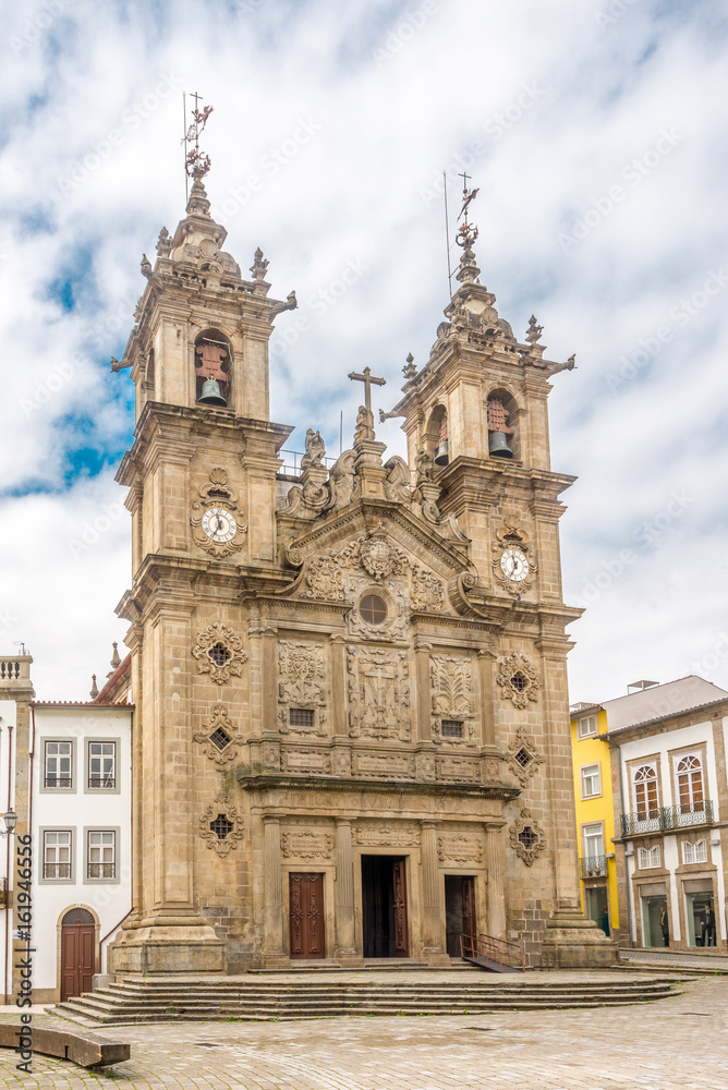 View at the Church of Santa Cruz in Braga ,Portugal