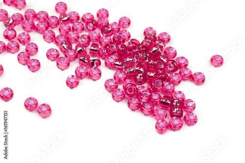 Colored seed beads