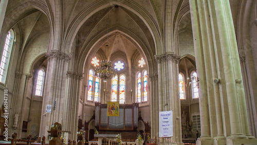 Eglise de la Sainte Trinité. Machecoul, Loire atlantique. Pays de Loire