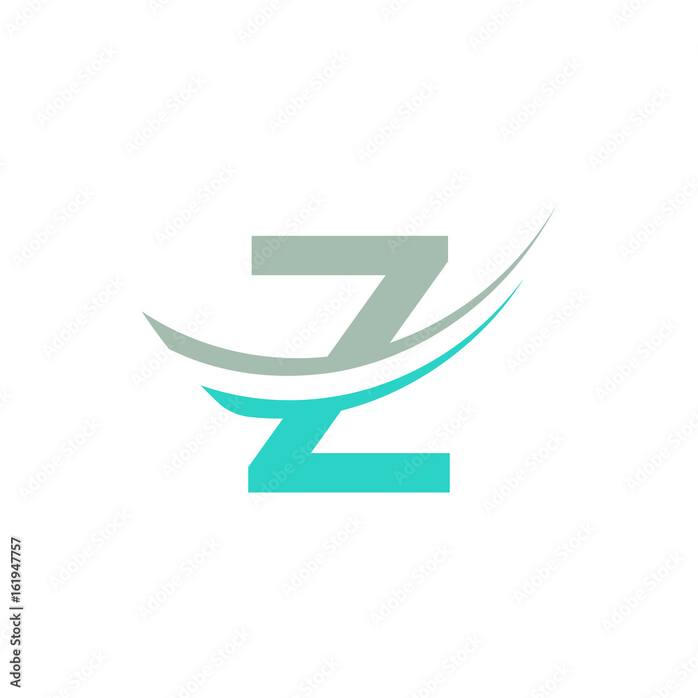 initial letter logo swoosh modern initial letter logo swoosh modern