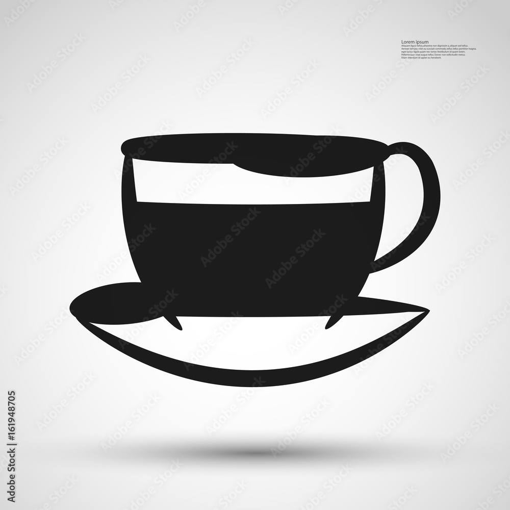 Coffee cup 3D vector background abstract Coffee cup 3D vector background abstract