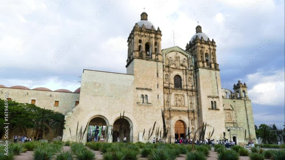 Church of Santo Domingo de Guzman. Oaxaca, Mexico Time lapse Church of Santo Domingo de Guzman. Oaxaca, Mexico Time lapse