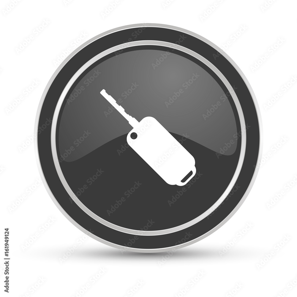 Schwarzer Button - Autoschlüssel Schwarzer Button - Autoschlüssel