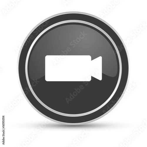 Schwarzer Button - Kamera filmen