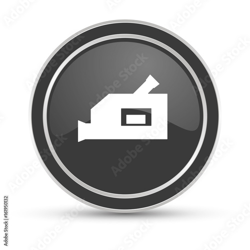 Schwarzer Button - Filmkamera
