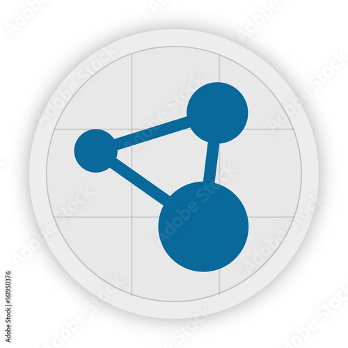 Icon Schaltfläche - Verknüpfung - Cyberspace