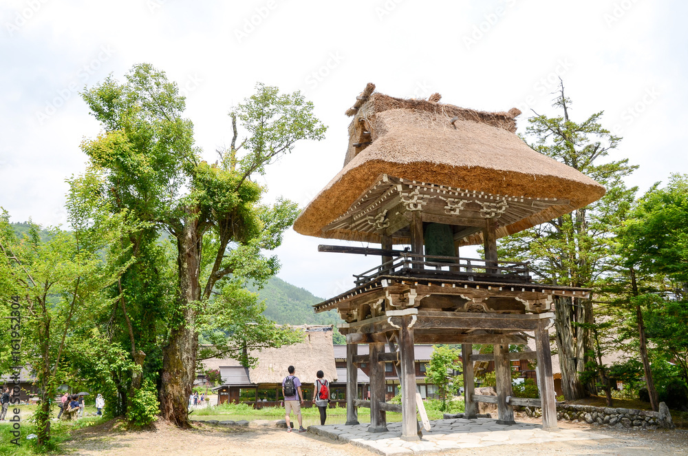 世界遺産・白川郷　妙善寺鐘楼（岐阜県）