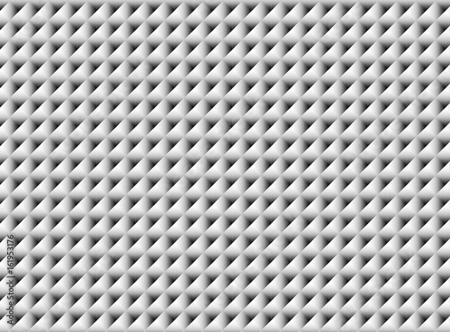 White pattern of triangle shape