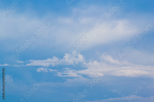 Fototapeta Naklejka Na Ścianę i Meble -  Blue backdrop in the air