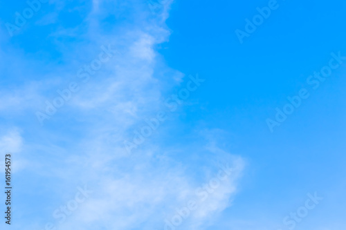 Air clouds in the blue sky.