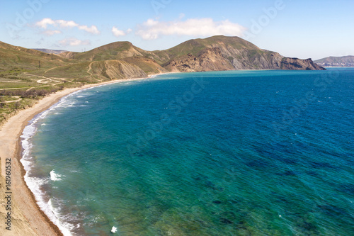 The coast of the Black Sea. Koktebel, Crimea