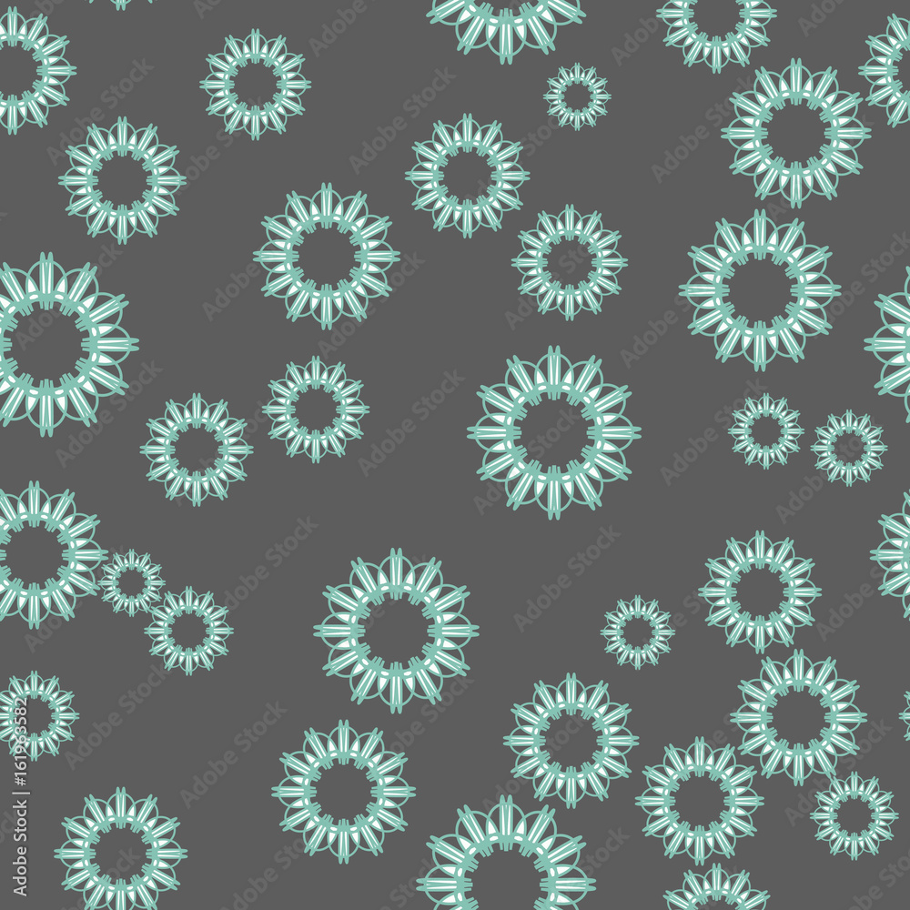 Flower pattern vector, black line graphic pattern abstract vector background. Modern stylish texture.