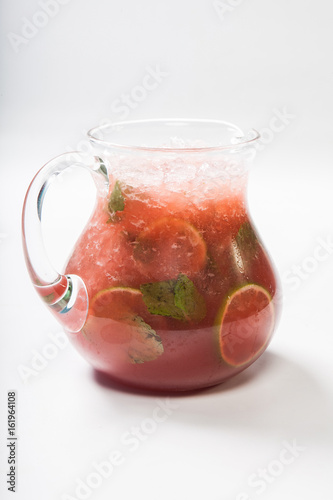 Wallpaper Mural Homemade strawberry lemonade in a glass jug Torontodigital.ca