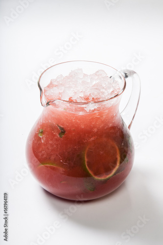 Wallpaper Mural Homemade strawberry lemonade in a glass jug Torontodigital.ca