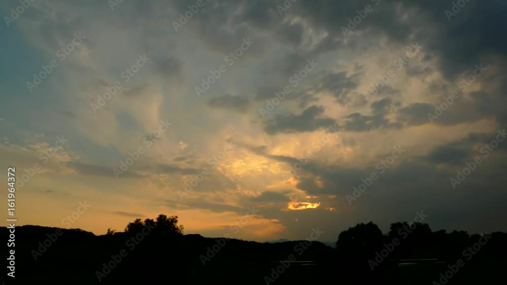 夕暮れのタイムラプス 夕暮れのタイムラプス