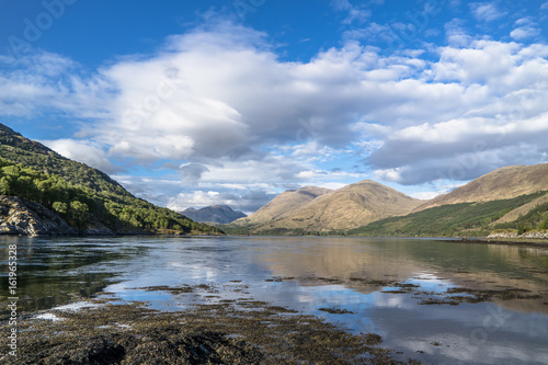 Shores of Loch Creran by the Loch Creran bridge photo