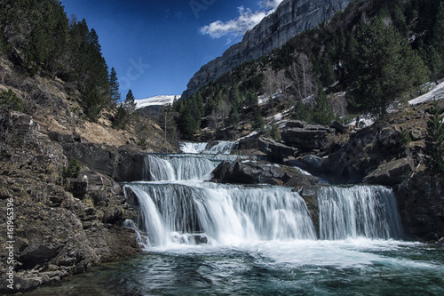 waterfall in spanish national park