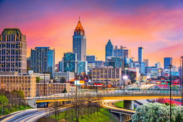 Atlanta, Georgia, USA Skyline