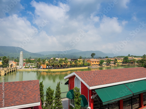 The verona place, Italian village public travel place in Thailand